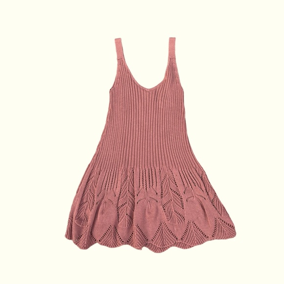 DEX lovely knit tank top with floral design - Picture 2 of 2